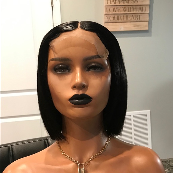 Brazilian Human Hair Wig -Blunt Bob - Picture 7 of 8